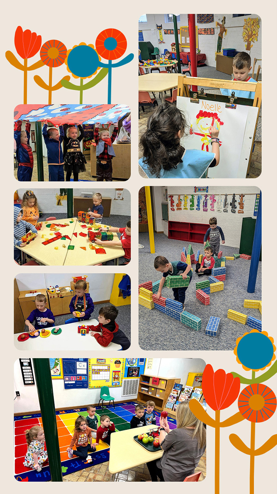 Westminster Preschool collage of photos